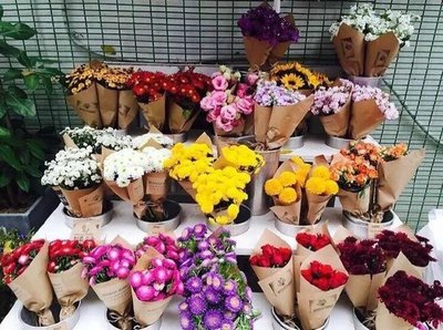 牛皮纸小花束包装教程