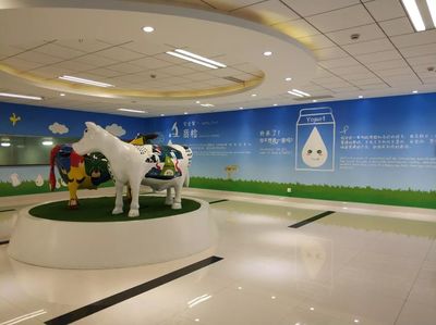 乳品车间包装过程