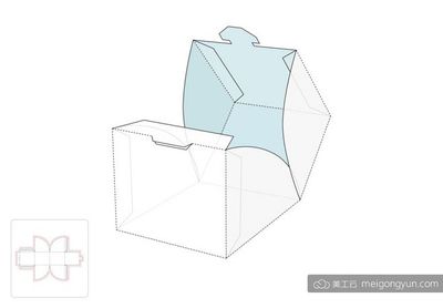 包装盒模切图