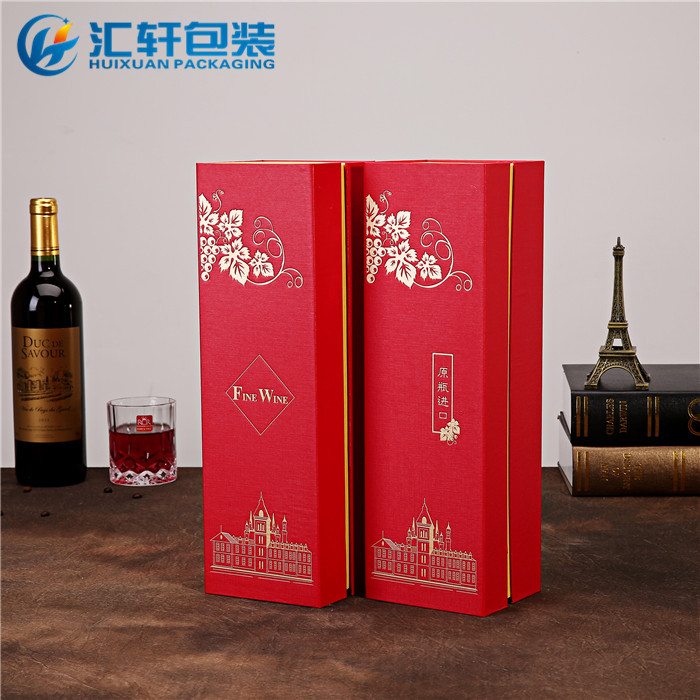 进口红酒包装盒批发市场