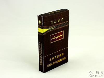 黄鹤楼棕色包装香烟硬