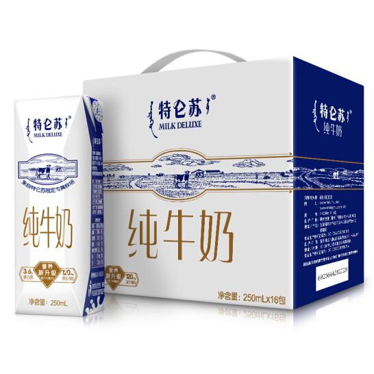 特仑苏产品包装