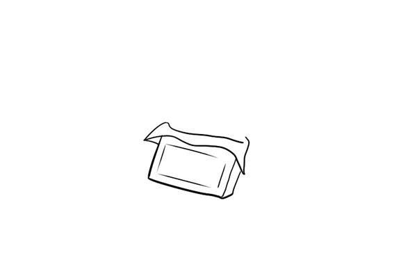 简笔画食品包装带