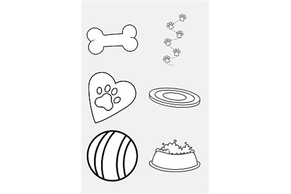简笔画食品包装带