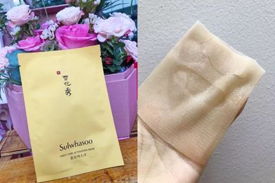 雪花秀金色包装面膜