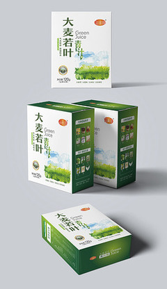 大麦青汁的包装