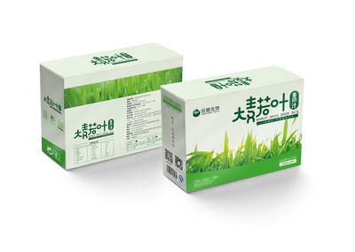 大麦青汁的包装