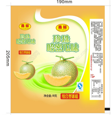 哈密瓜的包装带