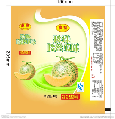 哈密瓜的包装带