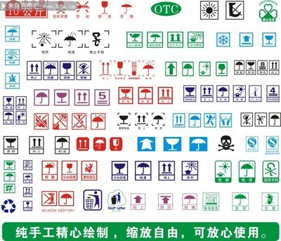 电动车包装箱标识