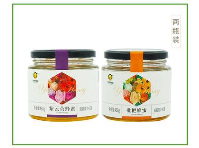 紫云英蜂蜜合装2瓶包装盒