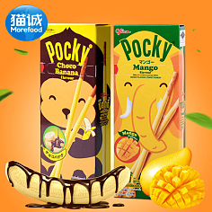 pocky香蕉味韩国包装