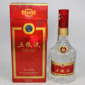 纸包装五粮液68度价格