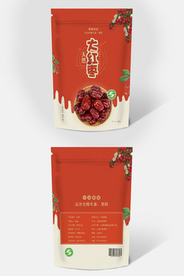 中宁红枣包装袋设计