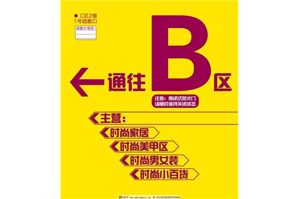商场防火门广告设计