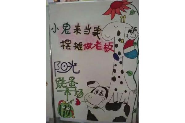 摆摊招牌广告设计海报